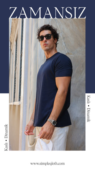 Minimalist Zamansız Modal Erkek Tişört