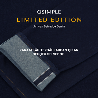 Qsimple Selvedge Denim Limited Edition erkek jean
