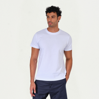 Slim Fit Bisiklet Yaka Organik Tshirt My Store