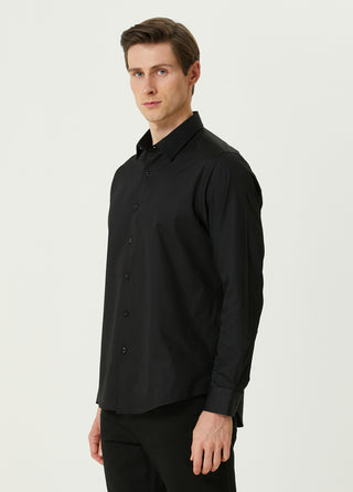 QSIMPLE Erkek Siyah Gömlek My Store