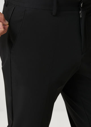 The Masterpiece I High-Stretch Technical Pants – "Tailored Precision" I Black SIMPLEQLOTH