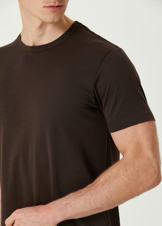 Bosphorus | Premium Modal Qsimple Muscle Up Fit Tişört – Acı Kahve My Store