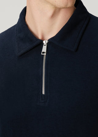 St. Moritz | Polo Yarım Fermuarlı Sweatshirt – Koyu Lacivert My Store