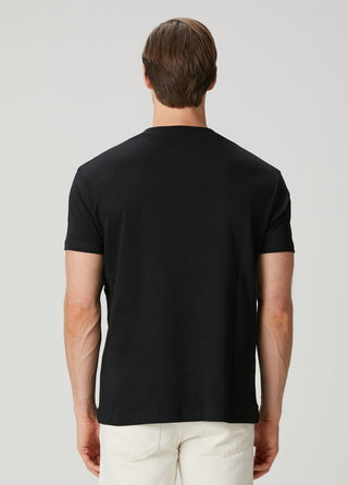 Copenhagen | Premium Interlok Qsimple Muscle Up Fit Tişört – Siyah SIMPLEQLOTH