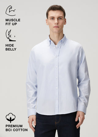 oxford erkek gömlek göbek gizleyen