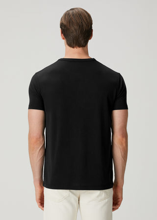 Kyoto | Modal Luxe Touch™ Qsimple Muscle Up Fit Tişört - Siyah My Store