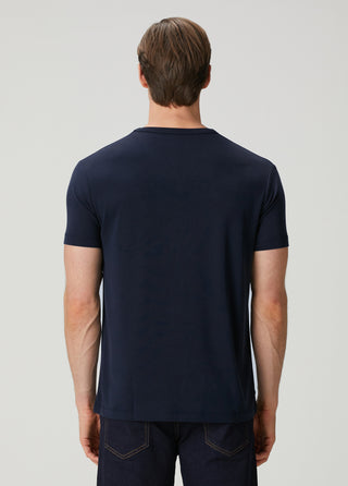 Kyoto | Modal Luxe Touch™ Qsimple Muscle Up Fit Tişört - Koyu Lacivert My Store