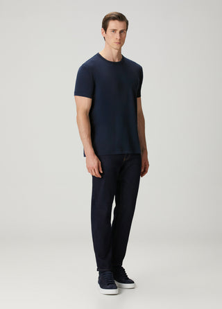 Kyoto | Modal Luxe Touch™ Qsimple Muscle Up Fit Tişört - Koyu Lacivert My Store