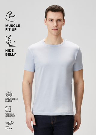 simpleqloth qsimple muscle up fit erkek tişört