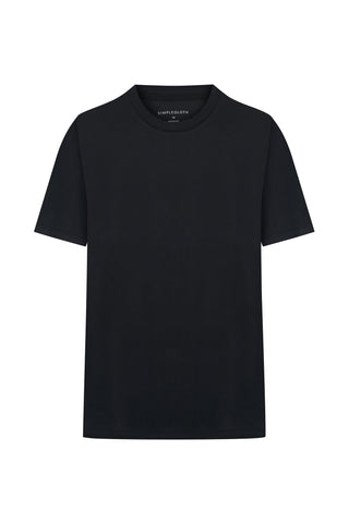 OSAKA 2.0 | Lyocell Edition - Kırışmaz - Qsimple Muscle Up Hide Belly Fit Tshirt - Volcanic Anthracite SIMPLEQLOTH
