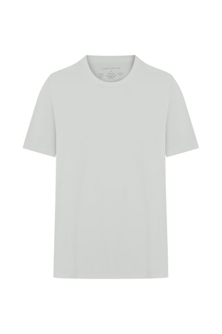 OSAKA | Rayon Luxe Touch - Kırışmaz - Qsimple Muscle Up Fit Hide Belly Tshirt - Off-White SIMPLEQLOTH