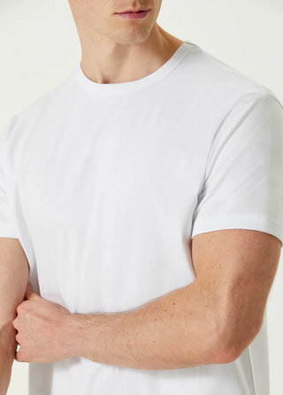 Bosphorus | Premium Modal Qsimple Muscle Up Fit Tişört – Beyaz My Store