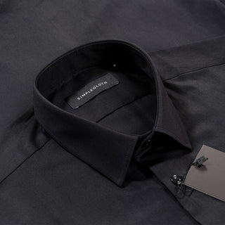 QSIMPLE Erkek Siyah Gömlek My Store